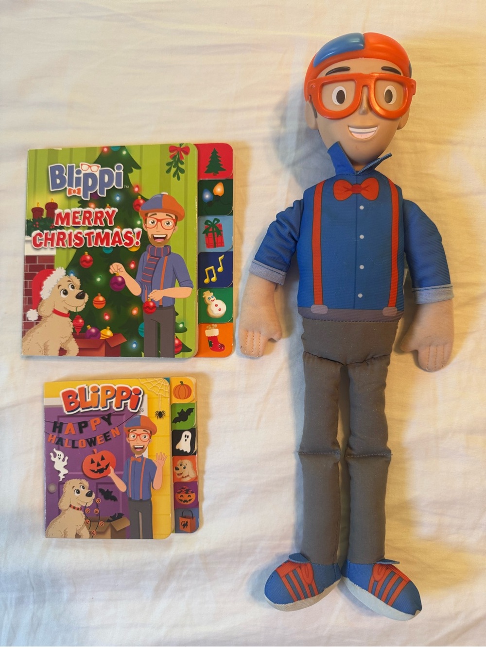 My Buddy Blippi 16-Inch Talking Plush Toy plus 2 books